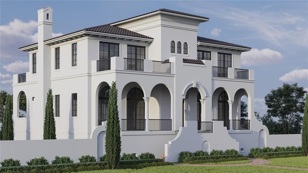 Exterior, Facade, Mediterranean