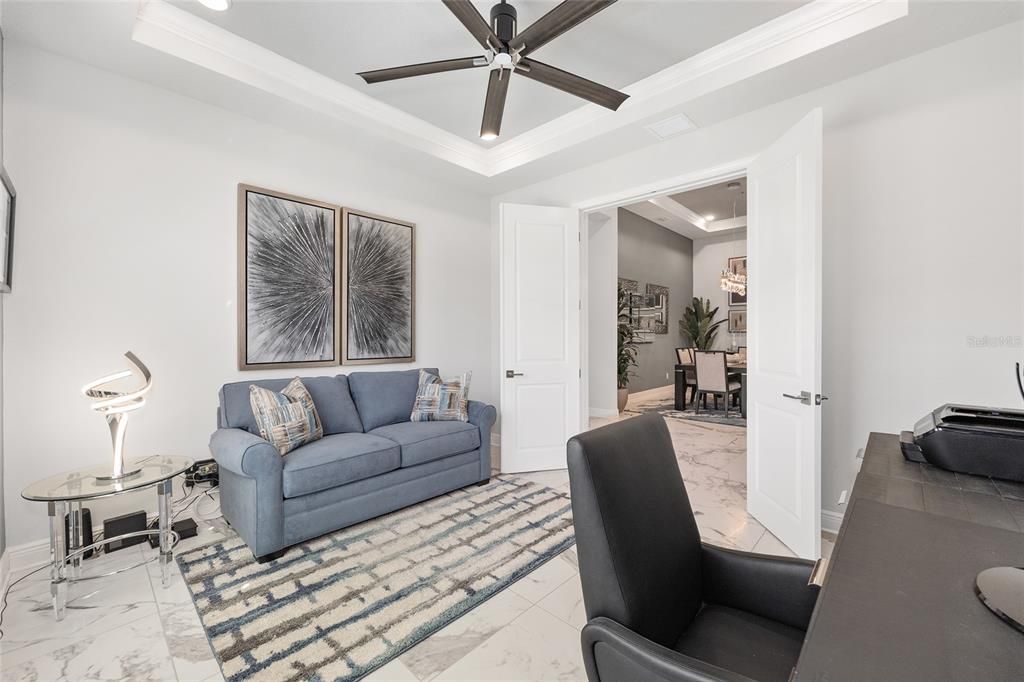 Interior, Marble, Recessed Lighting