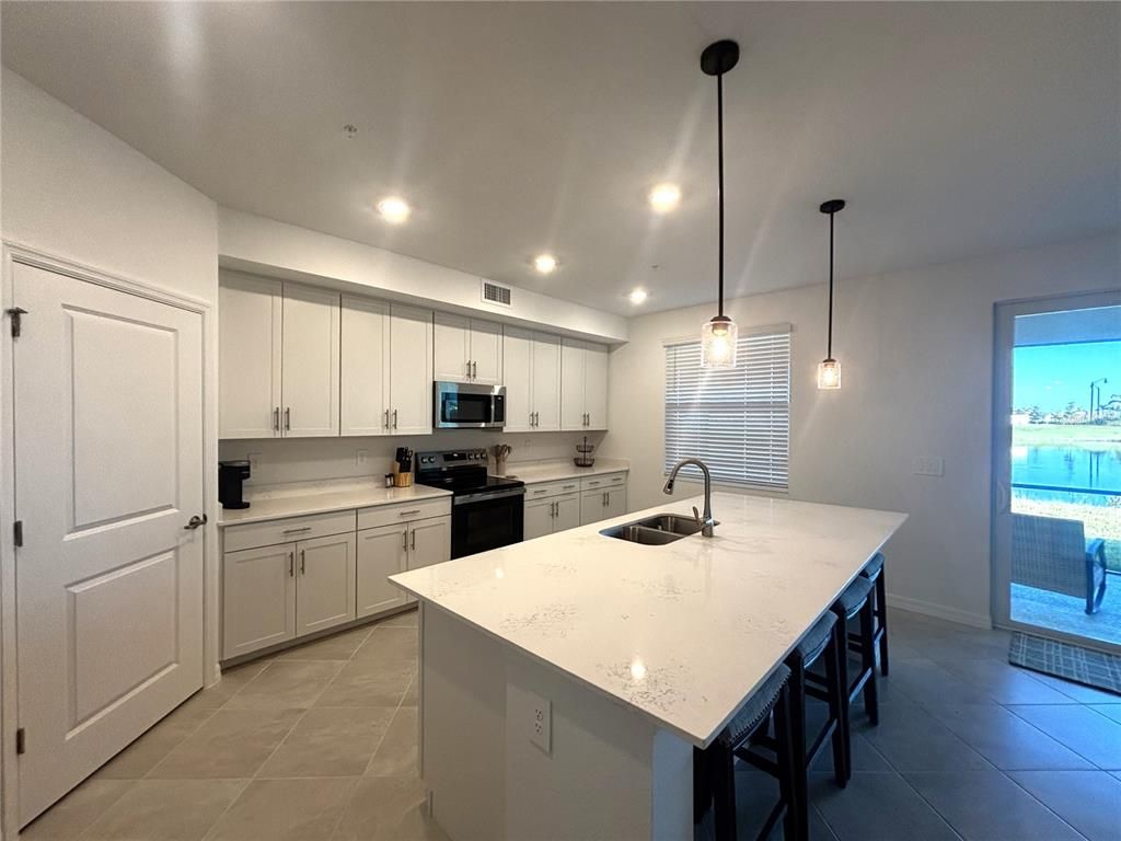 Interior, Kitchen, Pendant Lights, Recessed Lighting