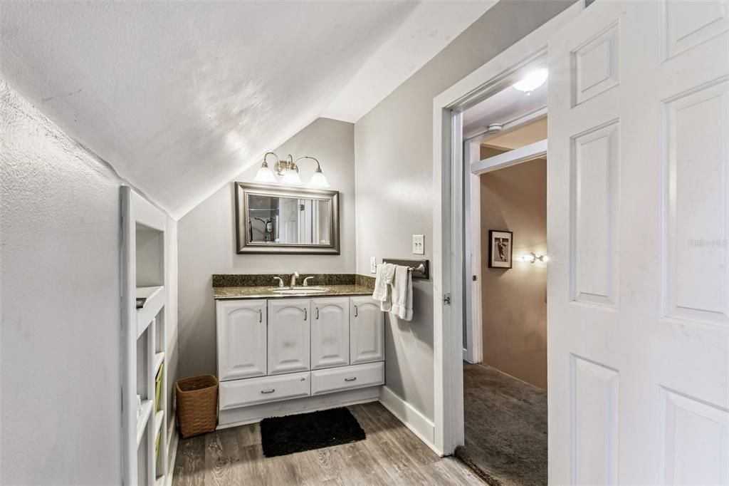 Bathroom, Interior, Wood Texture Flooring