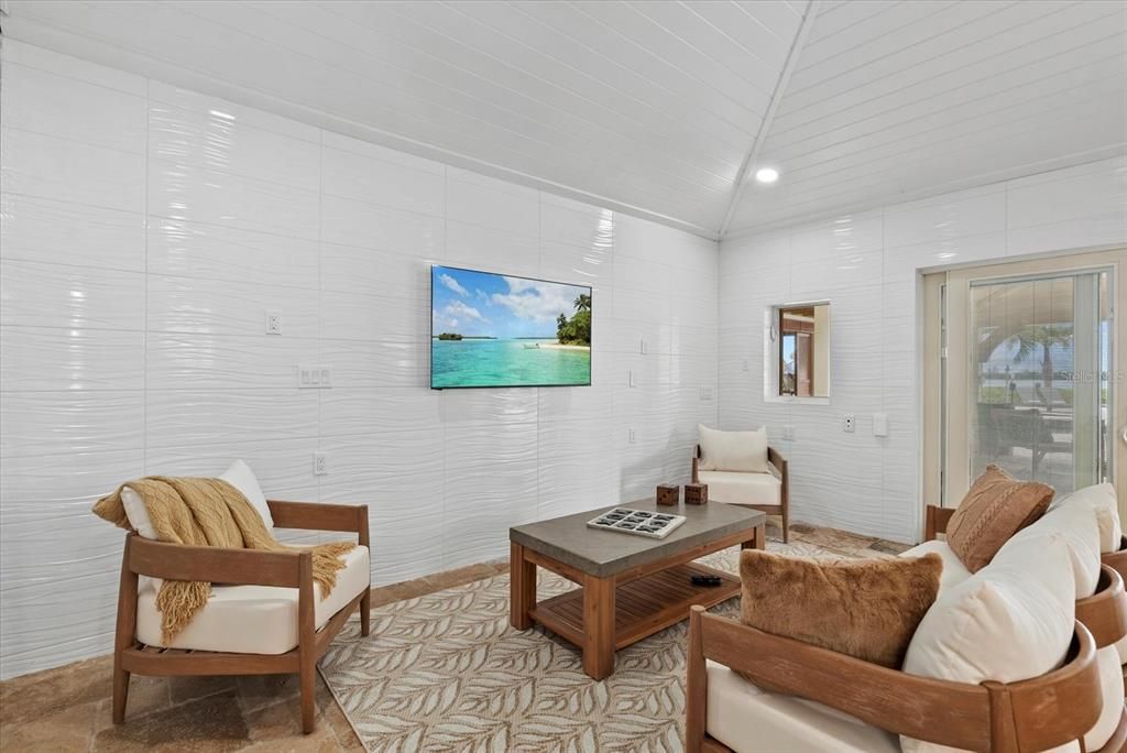 Interior, Living room, Recessed Lighting