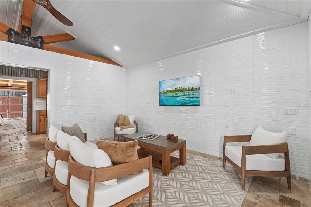 Interior, Living room, Recessed Lighting