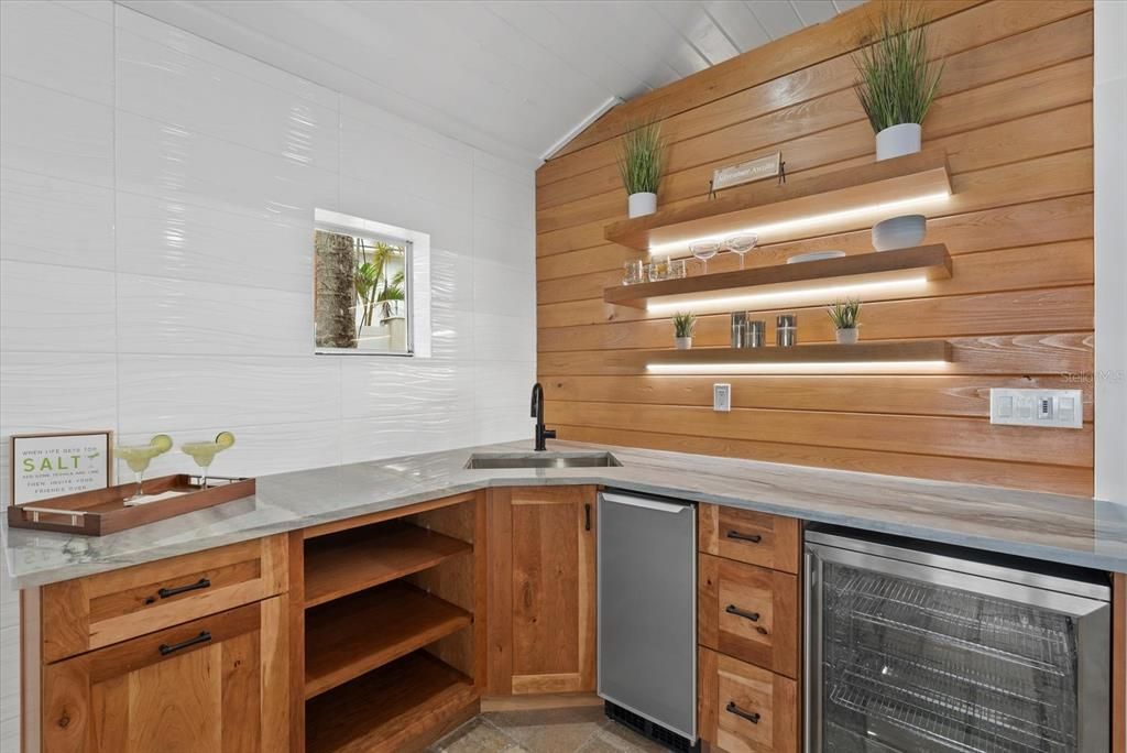 Interior, Kitchen, Wooden Walls