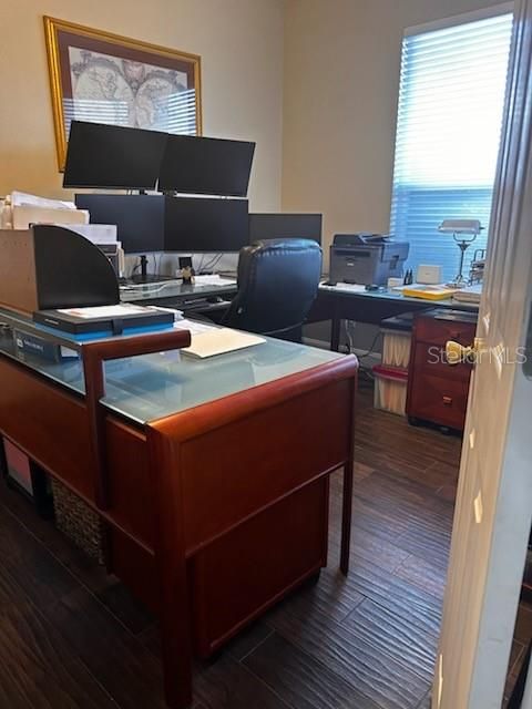 Home Office, Interior, Water, Wood Texture Flooring