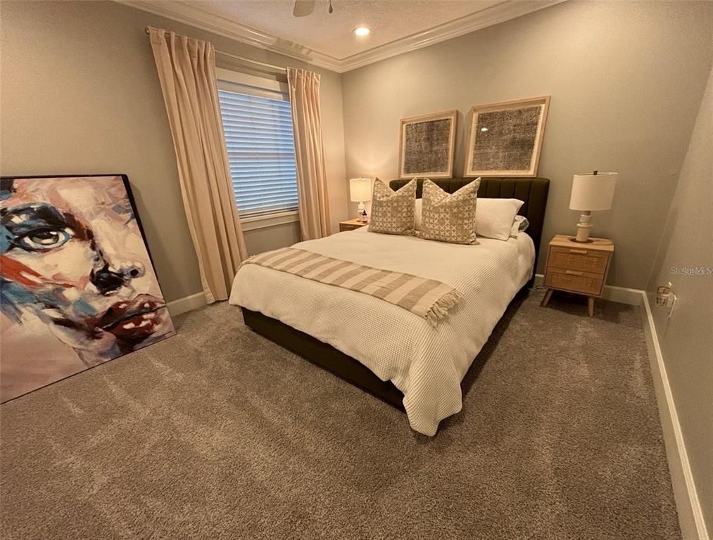 Bedroom, Interior, Recessed Lighting