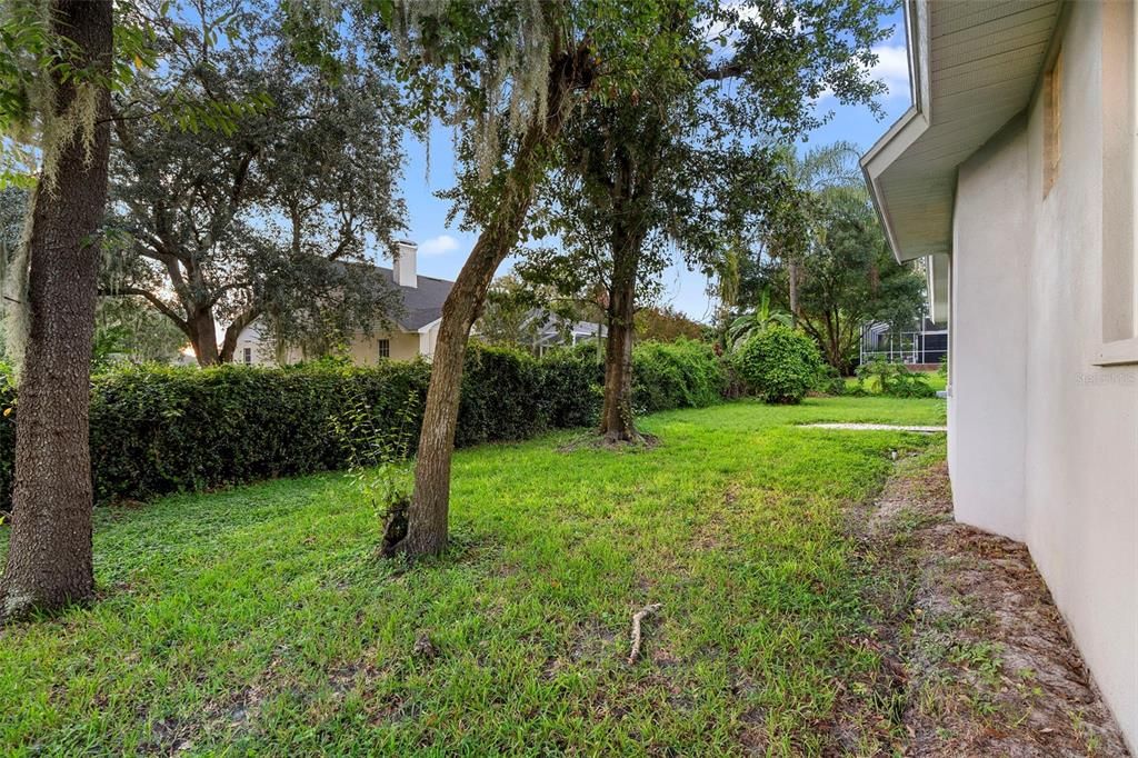 Backyard, Exterior