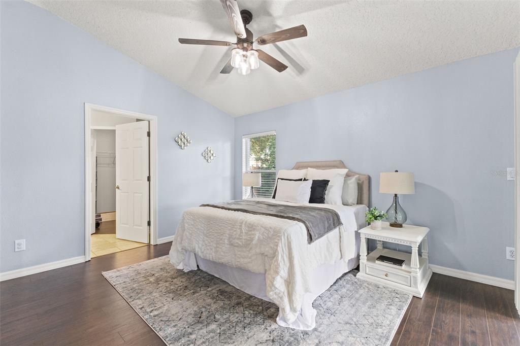 Bedroom, Interior, Wood Texture Flooring