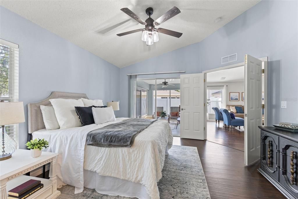 Bedroom, Interior, Wood Texture Flooring