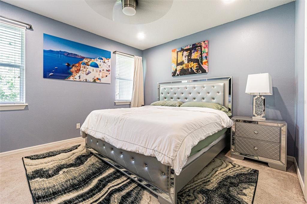 Bedroom, Interior, Recessed Lighting