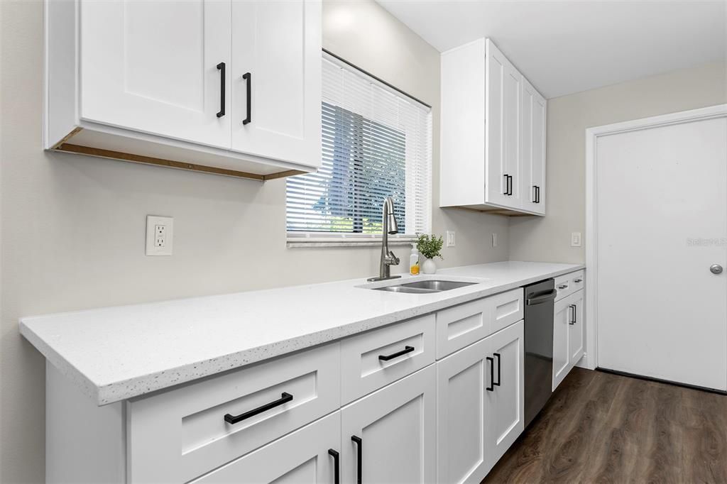 Interior, Kitchen, Wood Texture Flooring