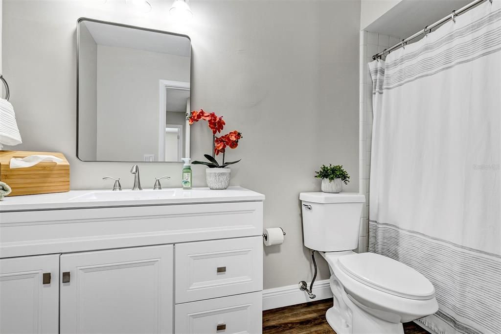 Bathroom, Interior, Wood Texture Flooring