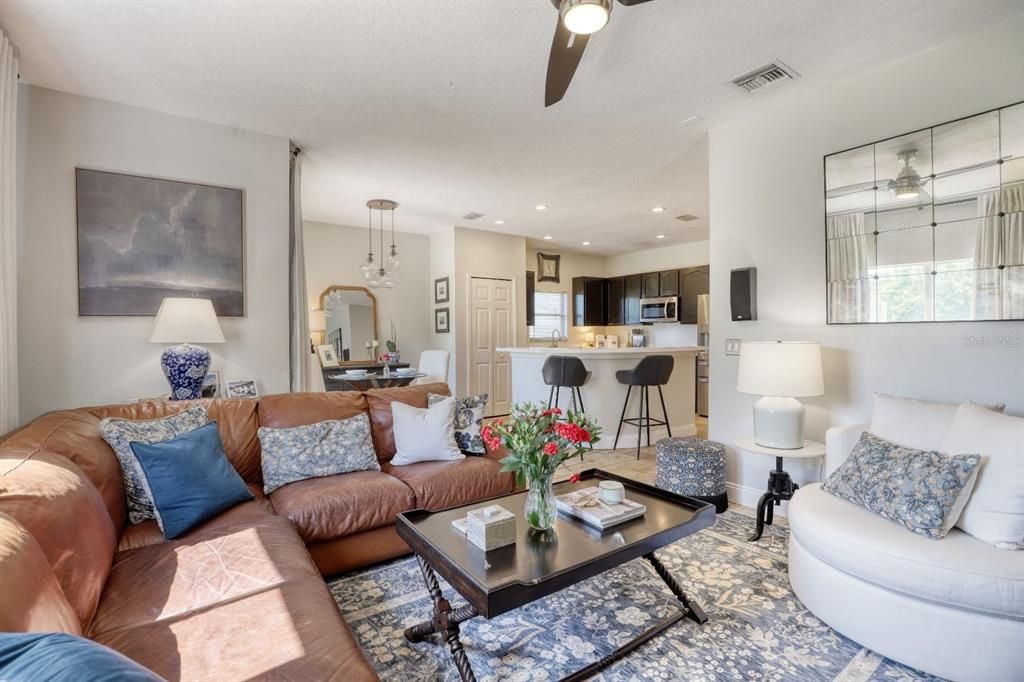 Interior, Kitchen, Living room, Pendant Lights, Recessed Lighting