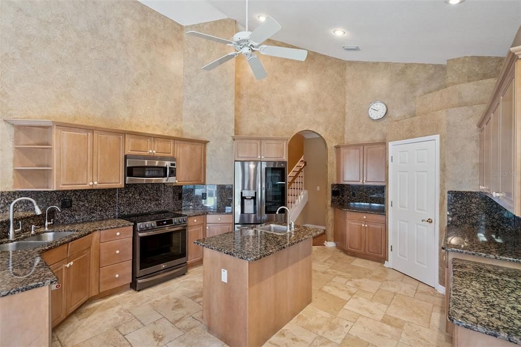 Interior, Kitchen, Recessed Lighting, Stainless Steel Appliances