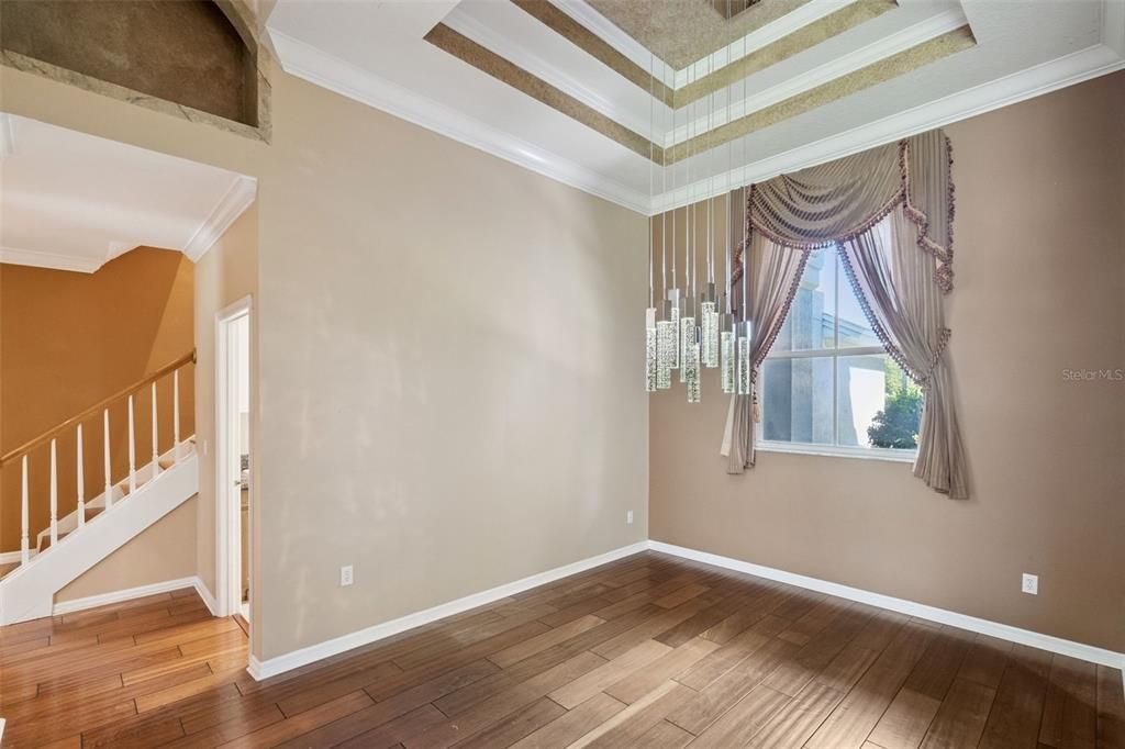 Empty room, Interior, Wood Texture Flooring