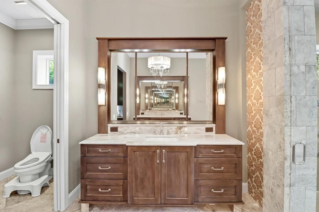 Bathroom, Glass Shower, Interior