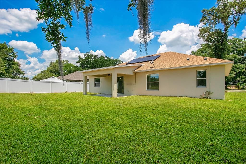 Backyard, Exterior, Solar Panels