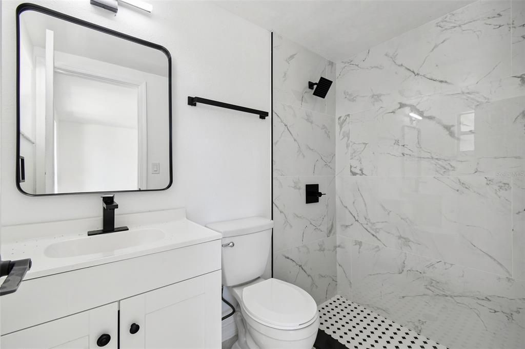 Bathroom, Interior, Marble Walls