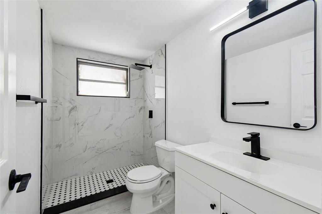 Bathroom, Interior, Marble Walls
