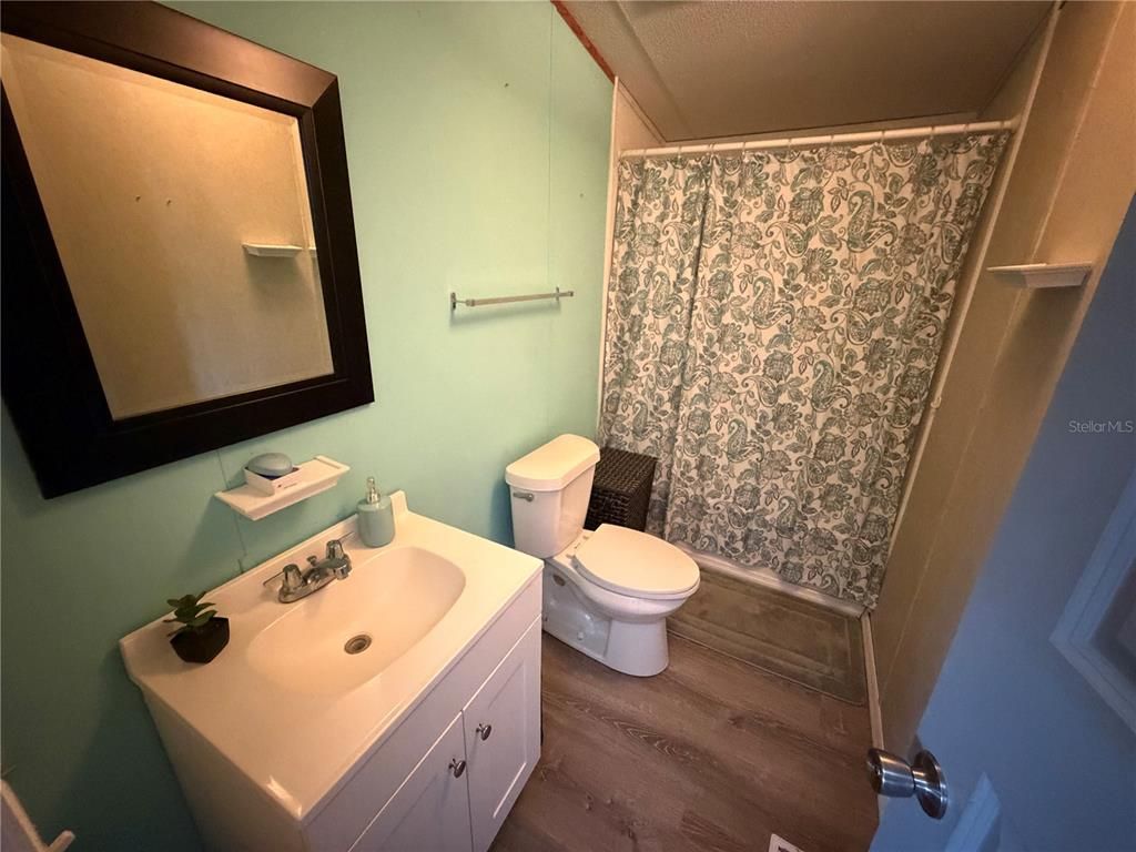 Bathroom, Interior, Wood Texture Flooring