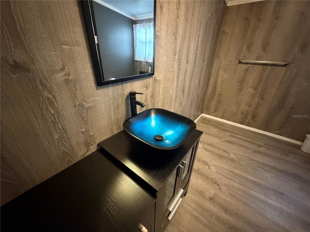 Bathroom, Interior, Wooden Walls