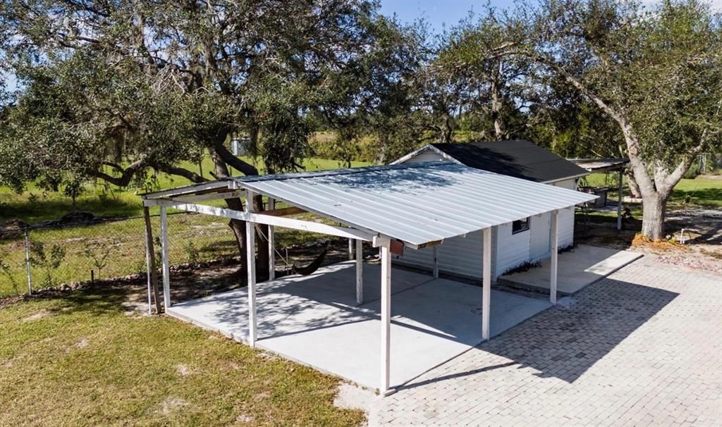 Backyard, Detached Garage, Exterior