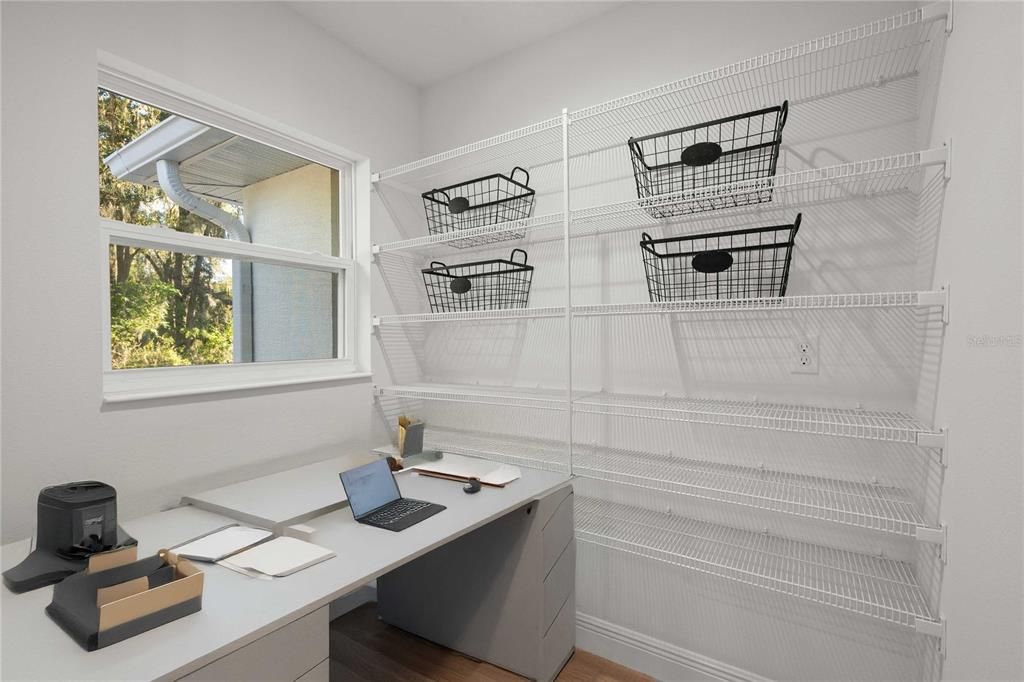 Home Office, Interior, Wood Texture Flooring