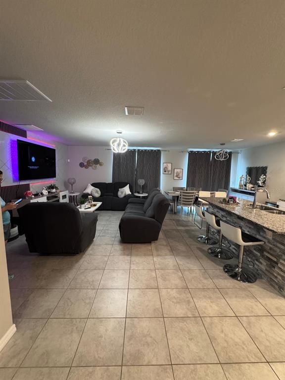 Interior, Living room, Recessed Lighting