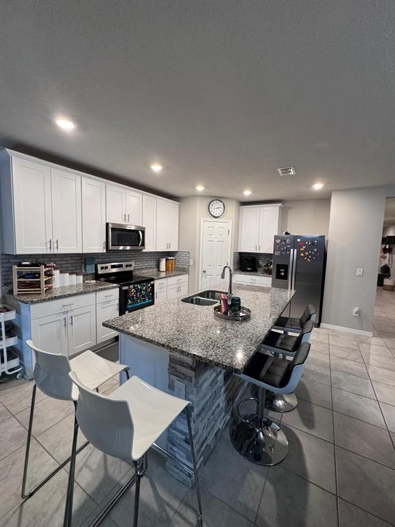 Interior, Kitchen, Recessed Lighting, Stainless Steel Appliances