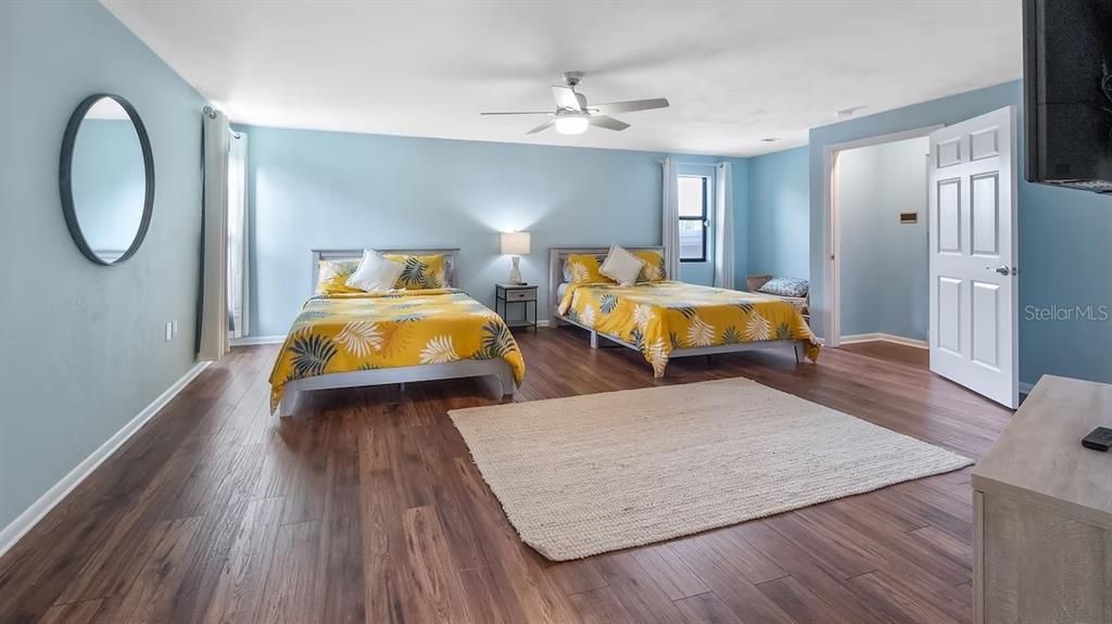 Bedroom, Interior, Wood Texture Flooring