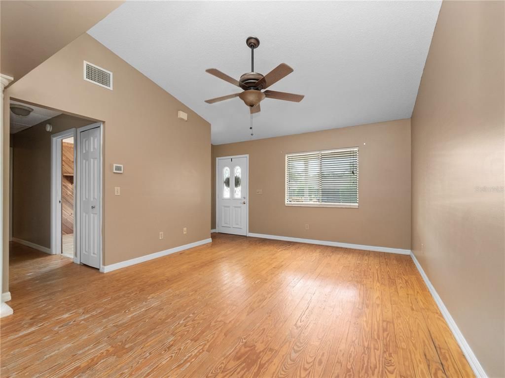 Empty room, Interior, Wood Texture Flooring