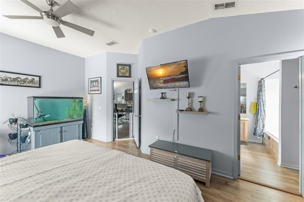 Bedroom, Interior, Wood Texture Flooring