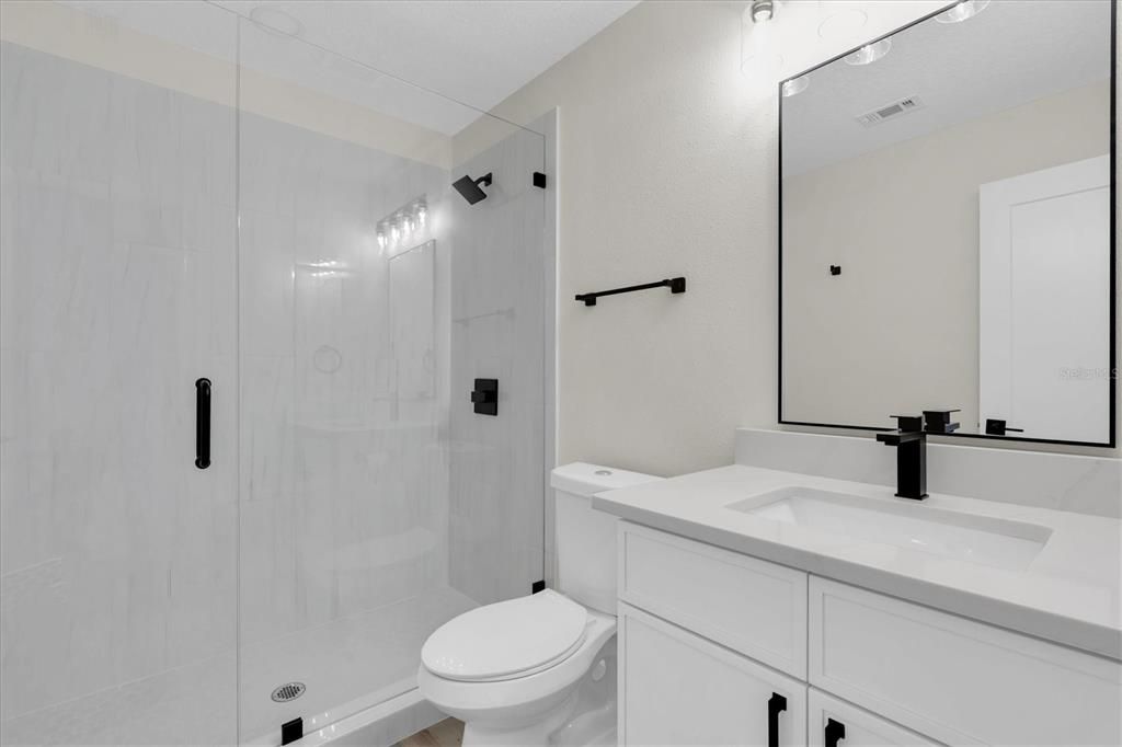 Bathroom, Glass Shower, Interior