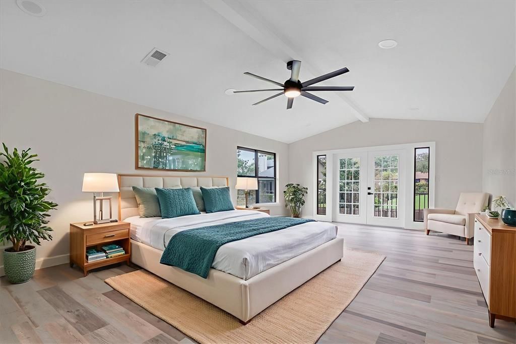 Bedroom, Interior, Wood Texture Flooring