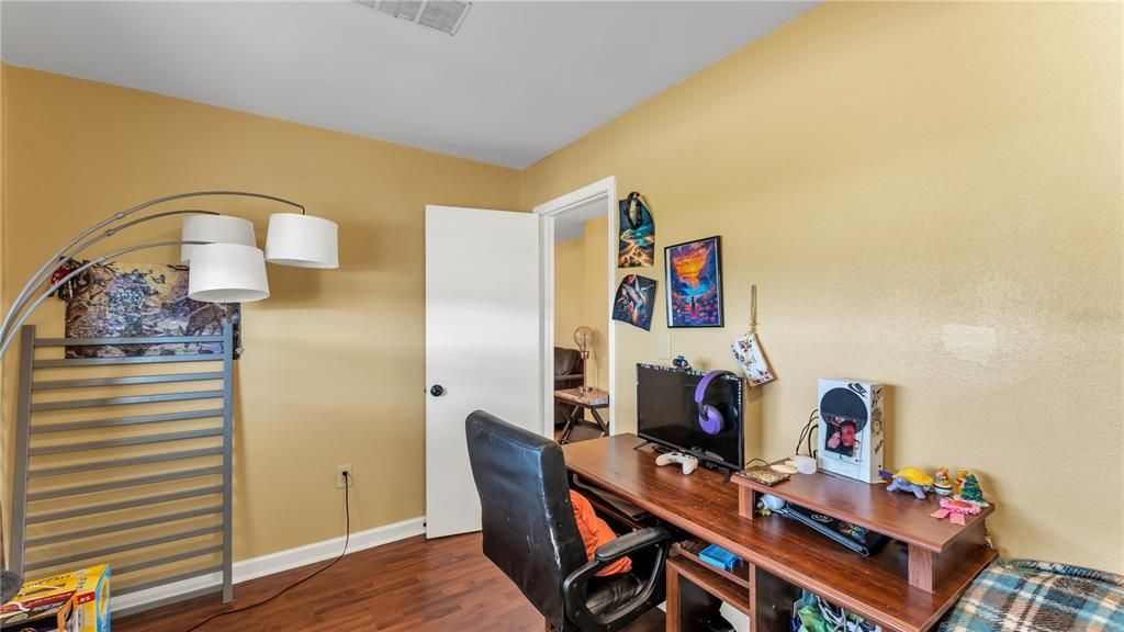 Home Office, Interior, Wood Texture Flooring