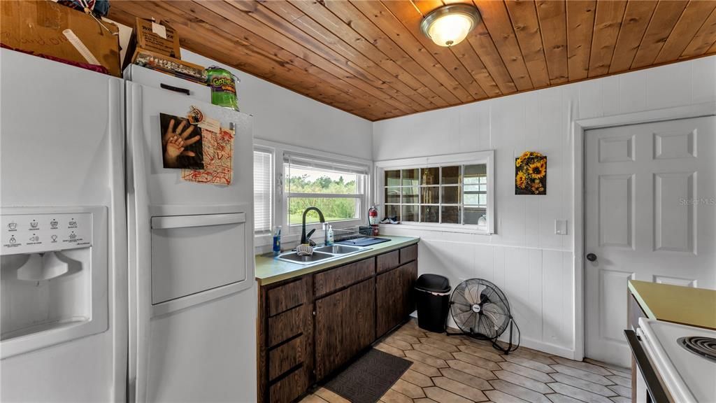 Interior, Kitchen, Wooden Ceilings