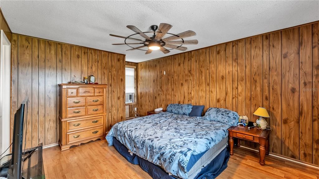 Bedroom, Interior, Wood Texture Flooring, Wooden Walls