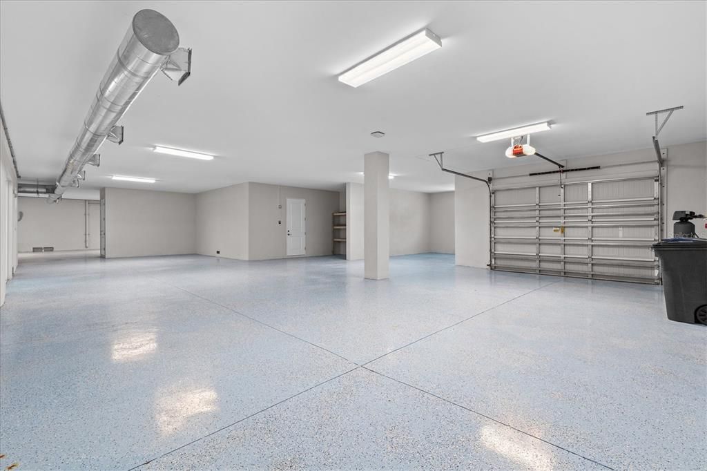 Garage, Interior, Recessed Lighting