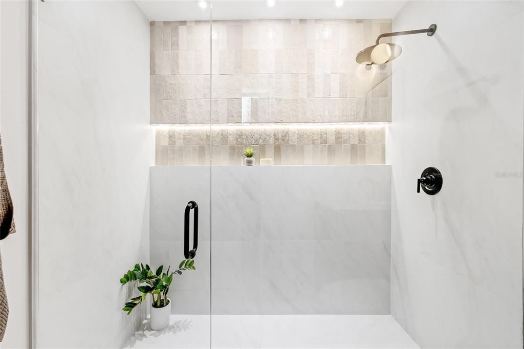 Bathroom, Glass Shower, Interior