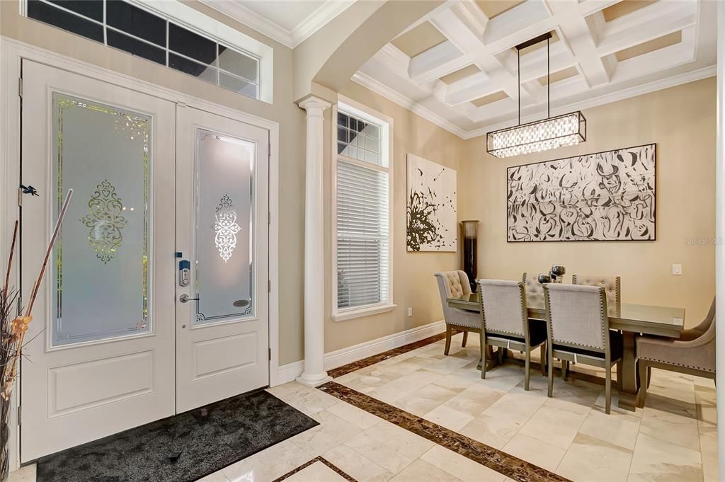 Dining room, Interior, Pendant Lights