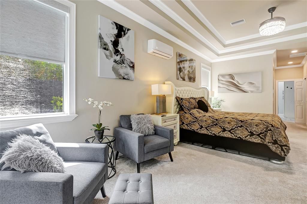 Bedroom, Interior, Recessed Lighting