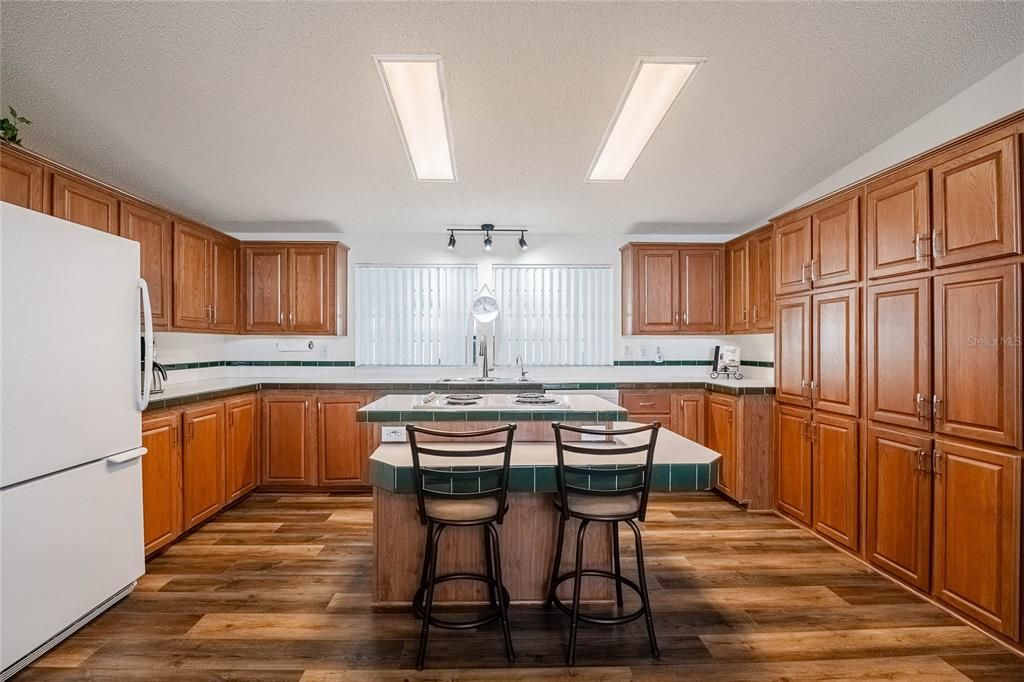 Interior, Kitchen, Wood Texture Flooring