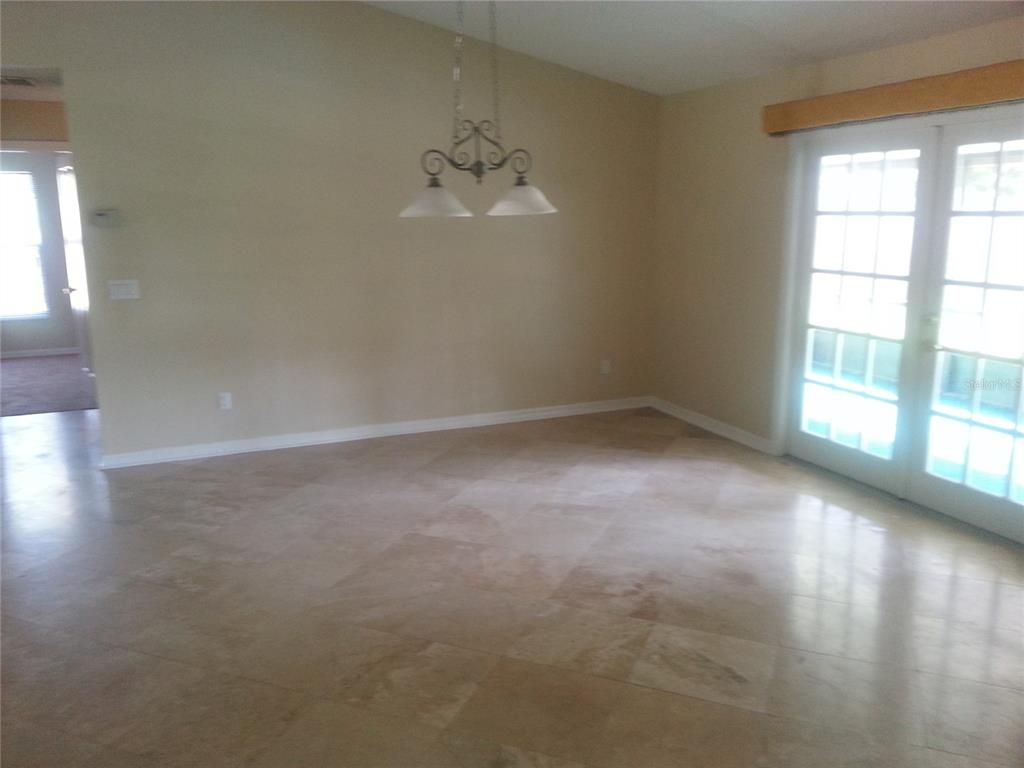 Chandelier, Empty room, Interior