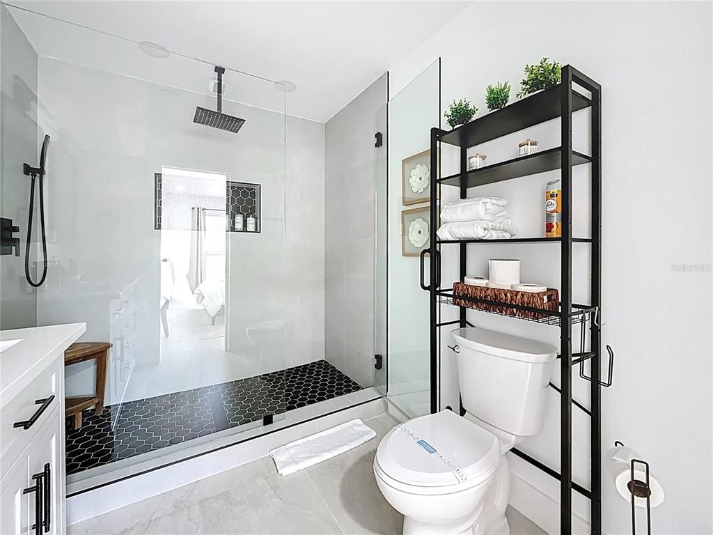 Bathroom, Glass Shower, Interior