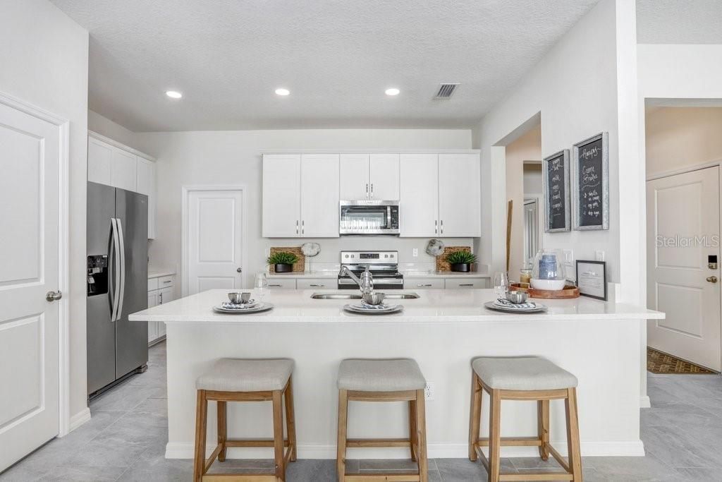 Interior, Kitchen, Recessed Lighting, Stainless Steel Appliances