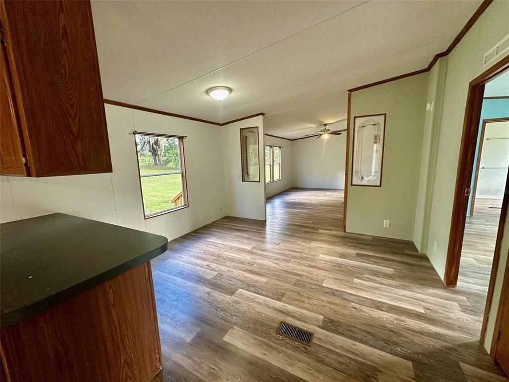 Empty room, Interior, Wood Texture Flooring