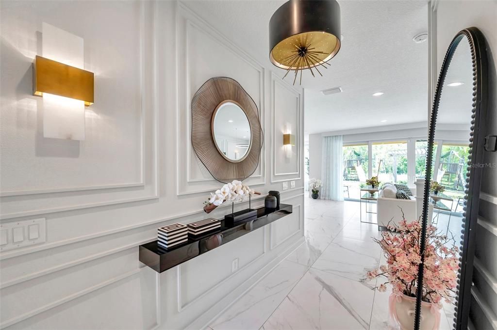 Interior, Marble, Pendant Lights, Recessed Lighting