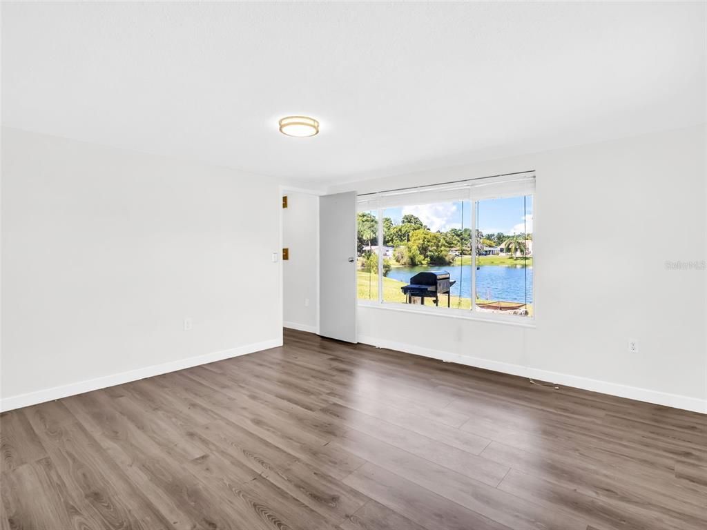 Empty room, Interior, Water, Wood Texture Flooring