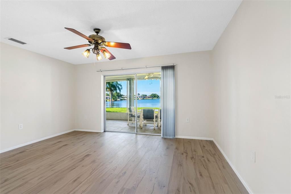 Empty room, Interior, Water, Wood Texture Flooring