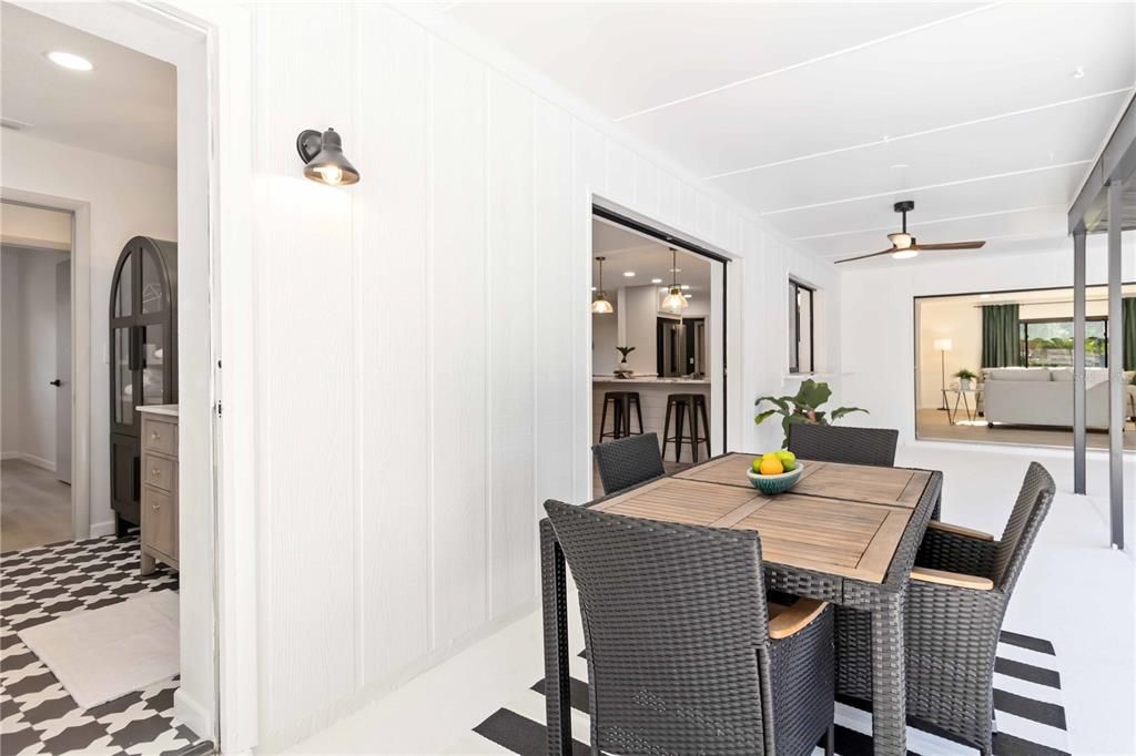 Dining room, Interior, Pendant Lights, Recessed Lighting