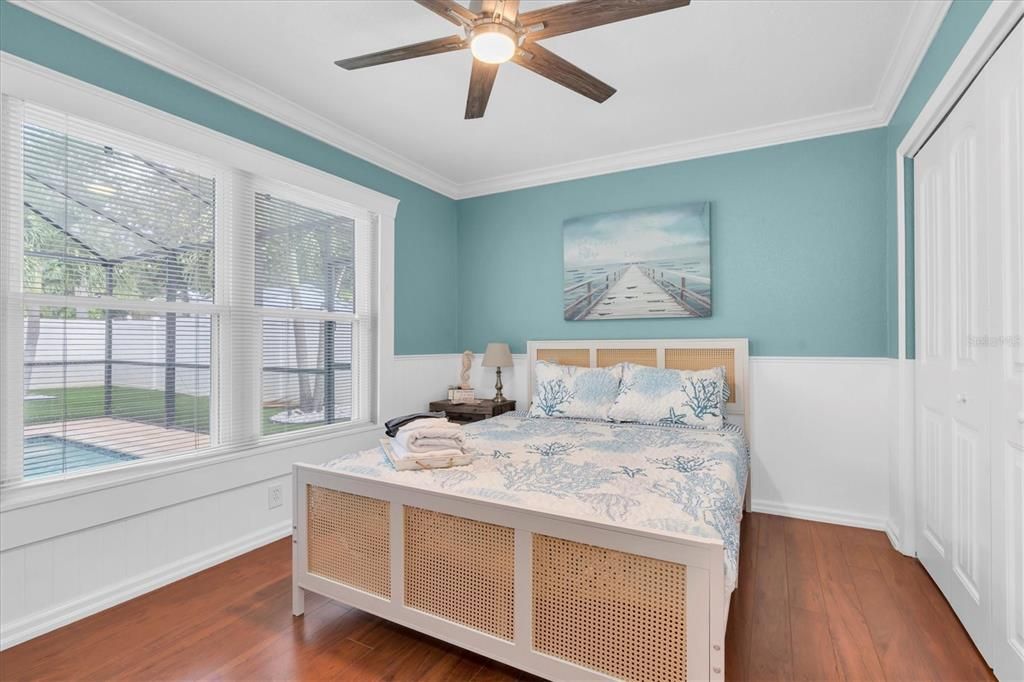 Bedroom, Interior, Wood Texture Flooring